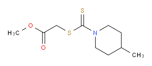 methyl 2-(4-methylpiperidine-1-carbothioylsulfanyl)acetate