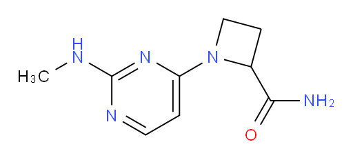 1-[2-(methylamino)pyrimidin-4-yl]azetidine-2-carboxamide