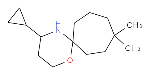 4-cyclopropyl-9,9-dimethyl-1-oxa-5-azaspiro[5.6]dodecane