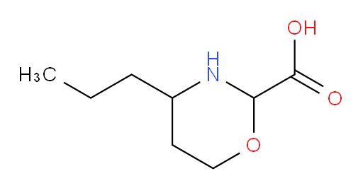 4-propyl-1,3-oxazinane-2-carboxylic acid