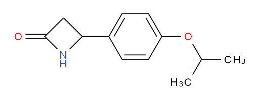 4-[4-(propan-2-yloxy)phenyl]azetidin-2-one
