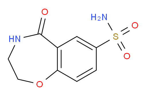 5-oxo-2,3,4,5-tetrahydro-1,4-benzoxazepine-7-sulfonamide