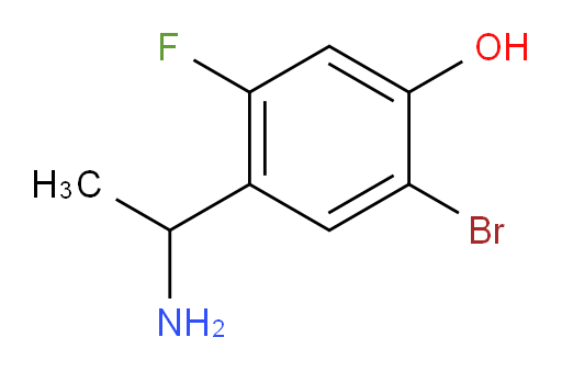 4-(1-aminoethyl)-2-bromo-5-fluorophenol