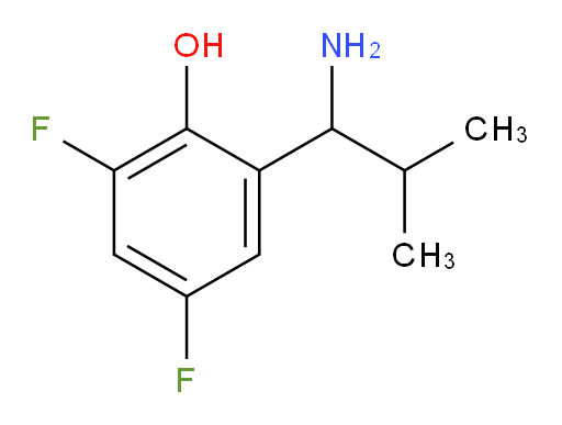 2-(1-amino-2-methylpropyl)-4,6-difluorophenol