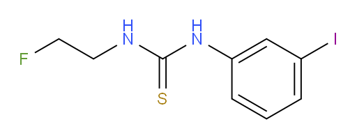 3-(2-fluoroethyl)-1-(3-iodophenyl)thiourea