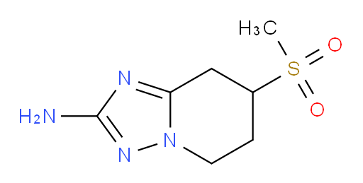 7-methanesulfonyl-5H,6H,7H,8H-[1,2,4]triazolo[1,5-a]pyridin-2-amine