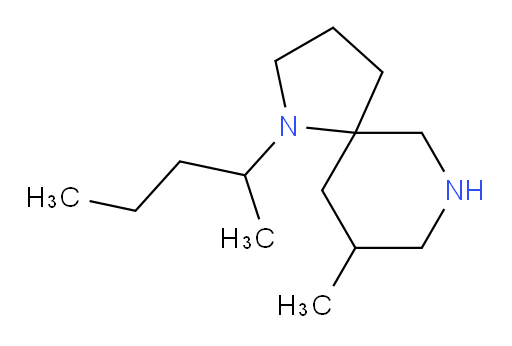 9-methyl-1-(pentan-2-yl)-1,7-diazaspiro[4.5]decane