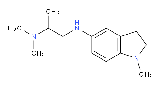 N-[2-(dimethylamino)propyl]-1-methyl-2,3-dihydro-1H-indol-5-amine