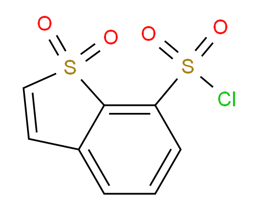 1,1-dioxo-1lambda6-benzothiophene-7-sulfonyl chloride