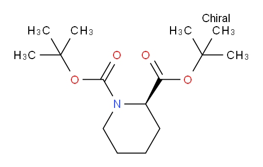1,2-di-tert-butyl (2R)-piperidine-1,2-dicarboxylate