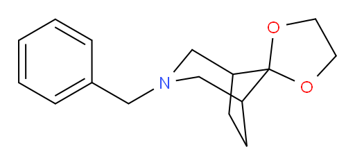 3-benzyl-3-azaspiro[bicyclo[3.2.1]octane-8,2'-[1,3]dioxolane]