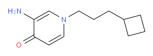 3-amino-1-(3-cyclobutylpropyl)-1,4-dihydropyridin-4-one
