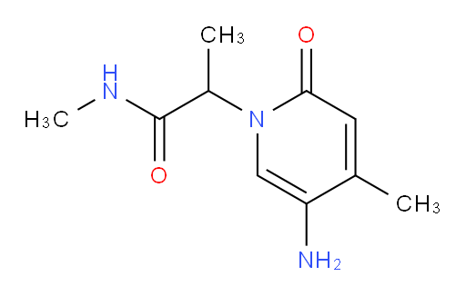 2-(5-amino-4-methyl-2-oxo-1,2-dihydropyridin-1-yl)-N-methylpropanamide