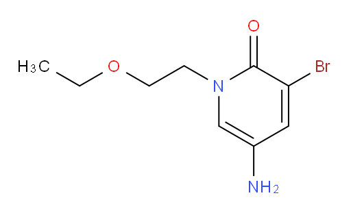 5-amino-3-bromo-1-(2-ethoxyethyl)-1,2-dihydropyridin-2-one