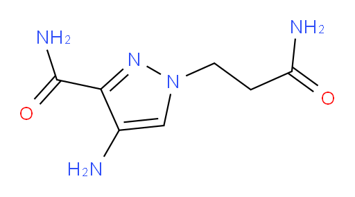 4-amino-1-(2-carbamoylethyl)-1H-pyrazole-3-carboxamide