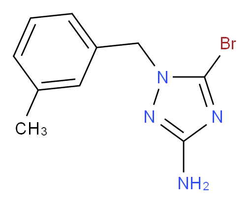 5-bromo-1-[(3-methylphenyl)methyl]-1H-1,2,4-triazol-3-amine