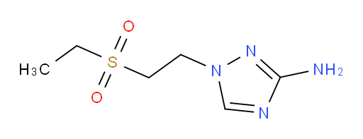 1-[2-(ethanesulfonyl)ethyl]-1H-1,2,4-triazol-3-amine