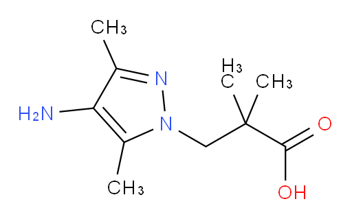 3-(4-amino-3,5-dimethyl-1H-pyrazol-1-yl)-2,2-dimethylpropanoic acid