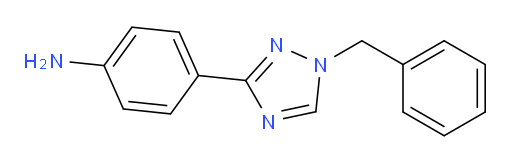4-(1-benzyl-1H-1,2,4-triazol-3-yl)aniline