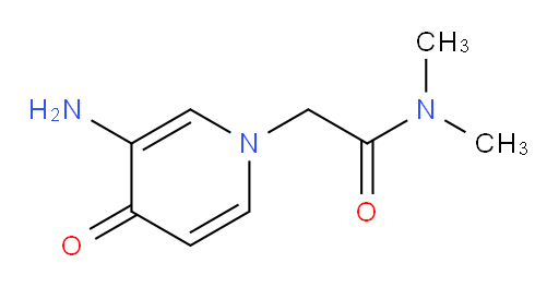 2-(3-amino-4-oxo-1,4-dihydropyridin-1-yl)-N,N-dimethylacetamide