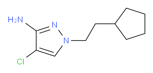4-chloro-1-(2-cyclopentylethyl)-1H-pyrazol-3-amine