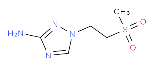 1-(2-methanesulfonylethyl)-1H-1,2,4-triazol-3-amine