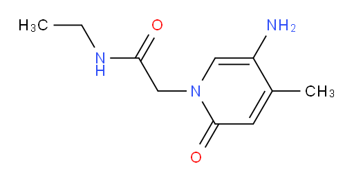 2-(5-amino-4-methyl-2-oxo-1,2-dihydropyridin-1-yl)-N-ethylacetamide