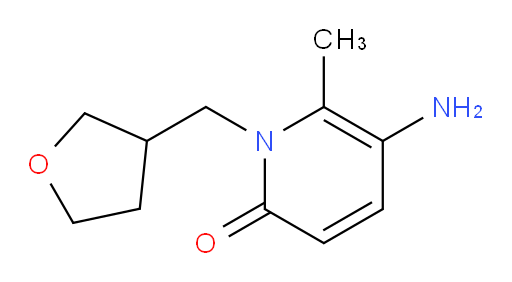 5-amino-6-methyl-1-[(oxolan-3-yl)methyl]-1,2-dihydropyridin-2-one