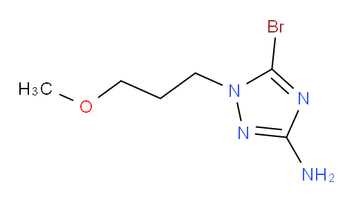 5-bromo-1-(3-methoxypropyl)-1H-1,2,4-triazol-3-amine