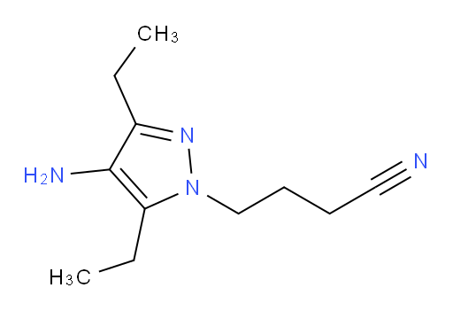 4-(4-amino-3,5-diethyl-1H-pyrazol-1-yl)butanenitrile