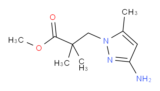 methyl 3-(3-amino-5-methyl-1H-pyrazol-1-yl)-2,2-dimethylpropanoate