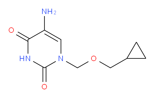 5-amino-1-[(cyclopropylmethoxy)methyl]-1,2,3,4-tetrahydropyrimidine-2,4-dione