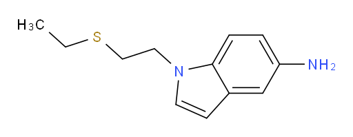 1-[2-(ethylsulfanyl)ethyl]-1H-indol-5-amine