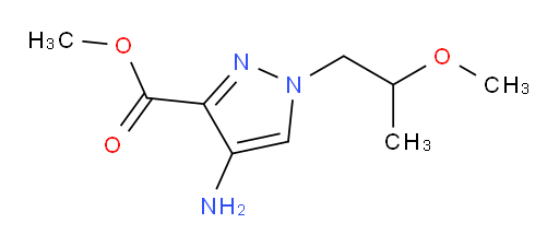 methyl 4-amino-1-(2-methoxypropyl)-1H-pyrazole-3-carboxylate
