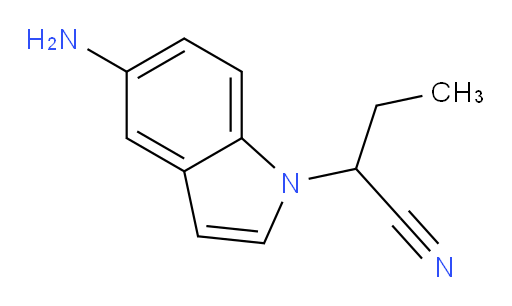 2-(5-amino-1H-indol-1-yl)butanenitrile