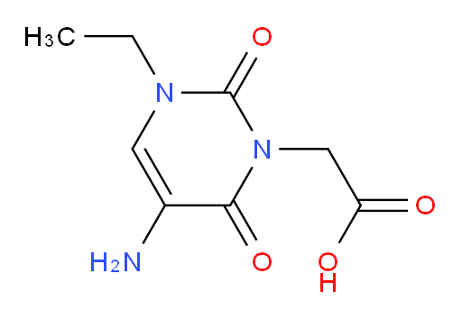 2-(5-amino-3-ethyl-2,6-dioxo-1,2,3,6-tetrahydropyrimidin-1-yl)acetic acid