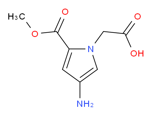 2-[4-amino-2-(methoxycarbonyl)-1H-pyrrol-1-yl]acetic acid