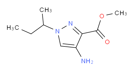 methyl 4-amino-1-(butan-2-yl)-1H-pyrazole-3-carboxylate