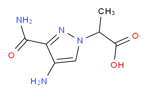 2-(4-amino-3-carbamoyl-1H-pyrazol-1-yl)propanoic acid