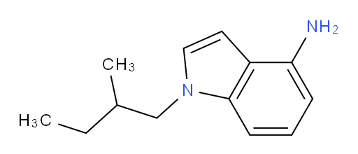 1-(2-methylbutyl)-1H-indol-4-amine