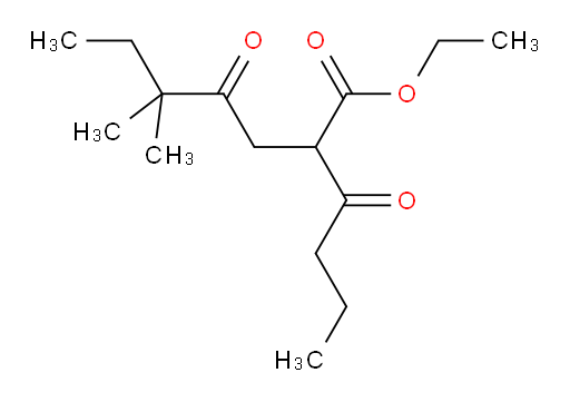 ethyl 2-butanoyl-5,5-dimethyl-4-oxoheptanoate