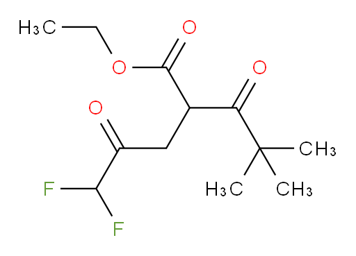 ethyl 2-(3,3-difluoro-2-oxopropyl)-4,4-dimethyl-3-oxopentanoate