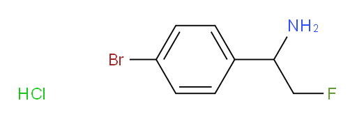 1-(4-bromophenyl)-2-fluoroethan-1-amine hydrochloride