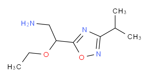 2-ethoxy-2-[3-(propan-2-yl)-1,2,4-oxadiazol-5-yl]ethan-1-amine
