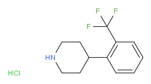 4-[2-(trifluoromethyl)phenyl]piperidine hydrochloride