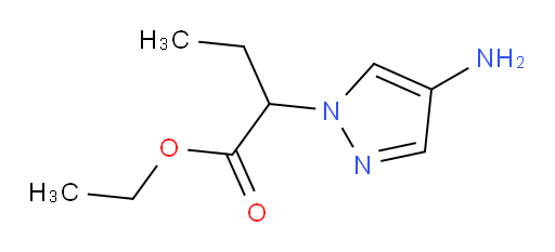 ethyl 2-(4-amino-1H-pyrazol-1-yl)butanoate