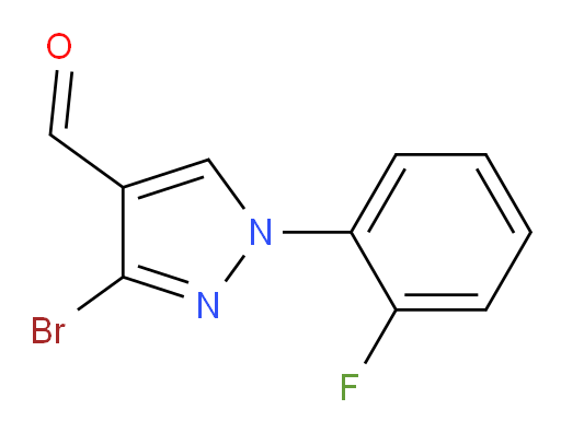 3-bromo-1-(2-fluorophenyl)-1H-pyrazole-4-carbaldehyde