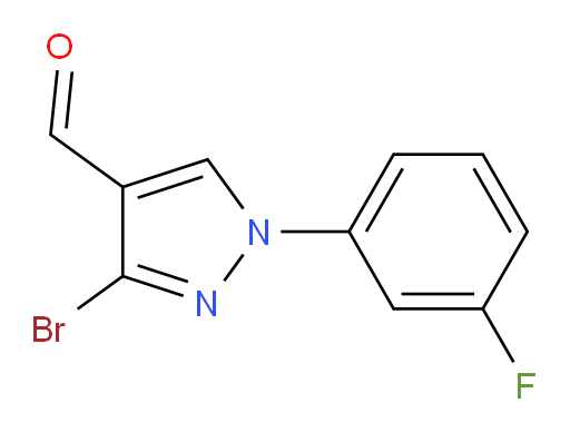 3-bromo-1-(3-fluorophenyl)-1H-pyrazole-4-carbaldehyde