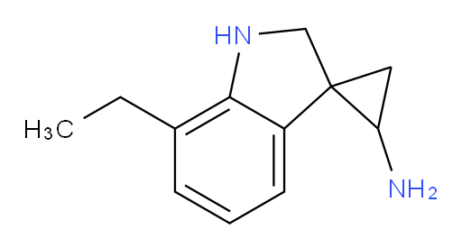 7'-ethyl-1',2'-dihydrospiro[cyclopropane-1,3'-indole]-2-amine