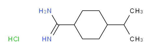 4-(propan-2-yl)cyclohexane-1-carboximidamide hydrochloride
